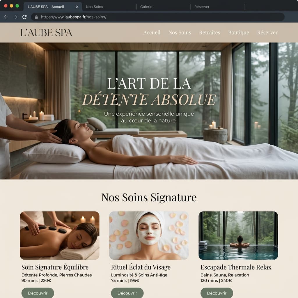 Démonstration Virtual Commerces - Refonte de site internet