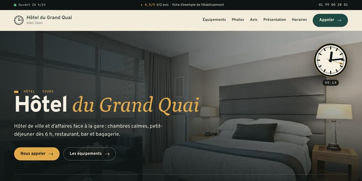 Modèle pour hôtel de ville, d’affaires